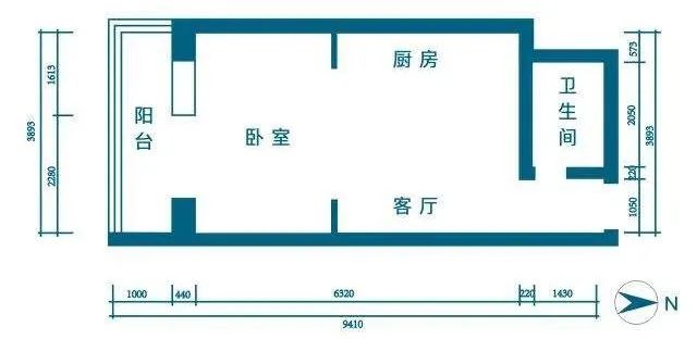 |都说年轻人要有自己的单身公寓，看完这套35㎡小户型，我心动了！