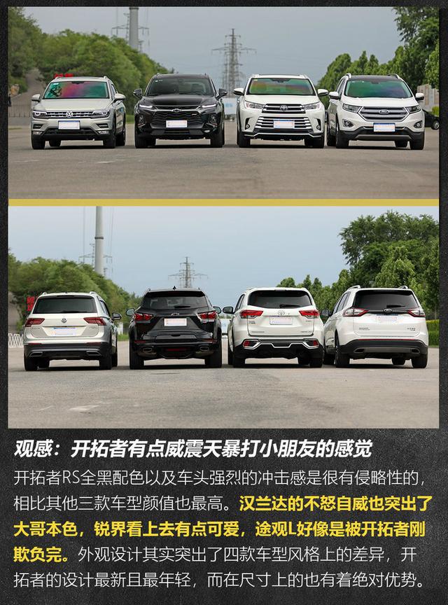 [7座SUV]第一梯队的角逐 四款七座SUV对比测试