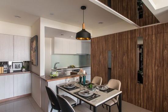 |66平小户型混搭空间,玄关就很特别,全屋实用漂亮,最爱餐厅空间