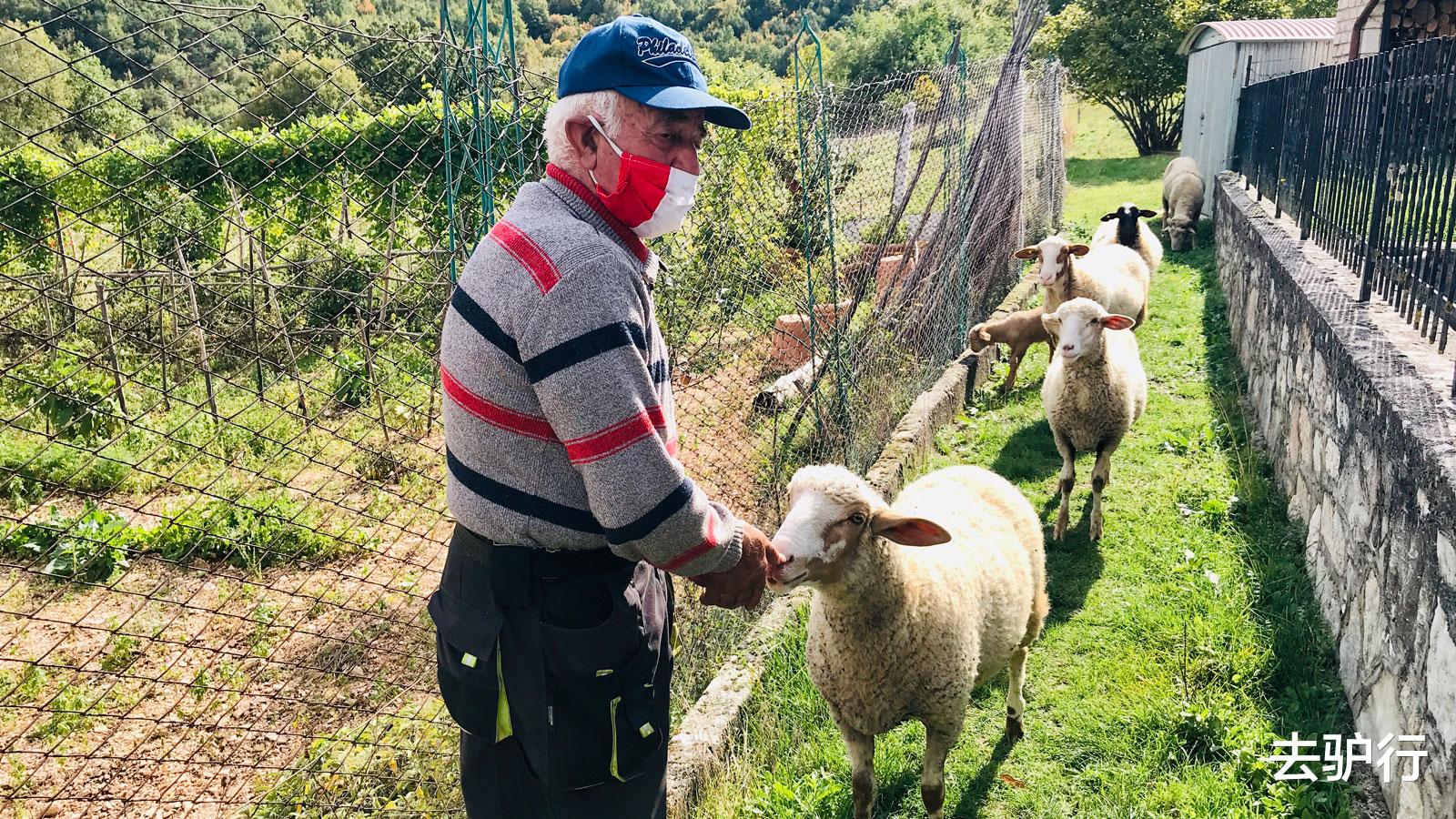 去驴行|坚持戴口罩的意大利2人镇：没医院没人照顾，两个老大爷相依为命