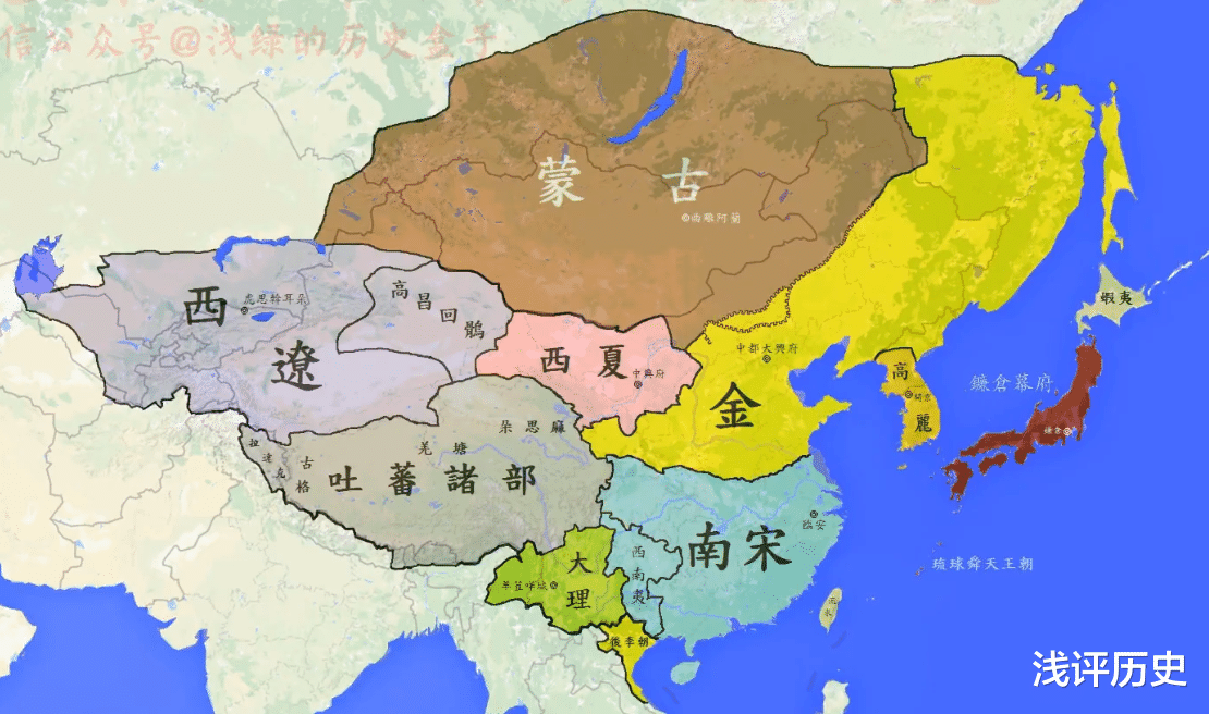 李弥|通过地图看宋元时期的疆域变迁，让你明白国家仅富裕是没有用的