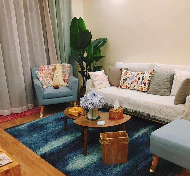 『』北欧风新房装修完工,客厅搭配最让人满意,预算不高效果却很满意