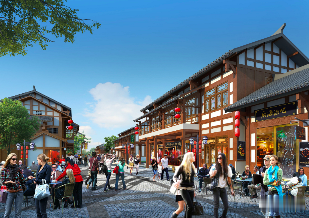 大王山再添滨水古镇商业街!长株潭商圈横空出世!