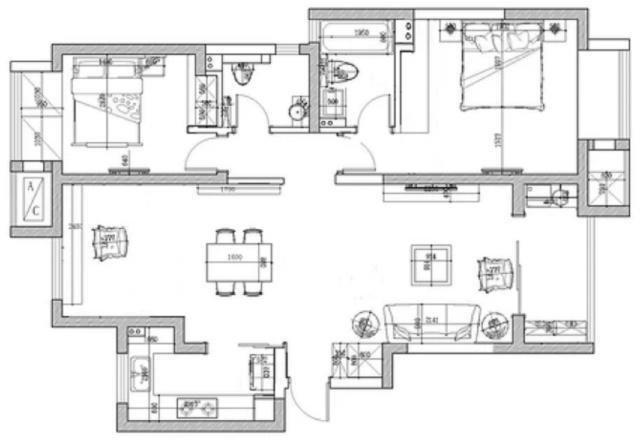 「」媳妇坚持在玄关做“柜中柜”，客厅不吊顶，完工后都夸实用！晒晒