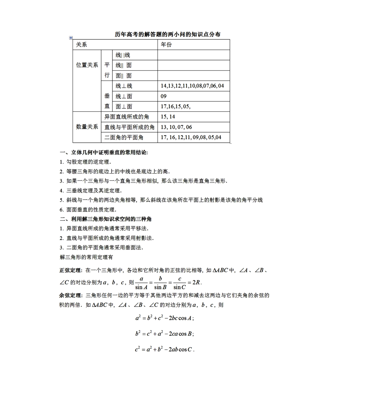 数学|干货分享丨2021届高三数学,高考立体几何解答题的4种模型!