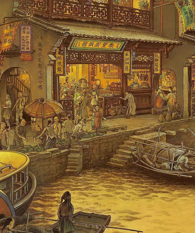 国际艺术大观 江南民国风情图，超级震撼！