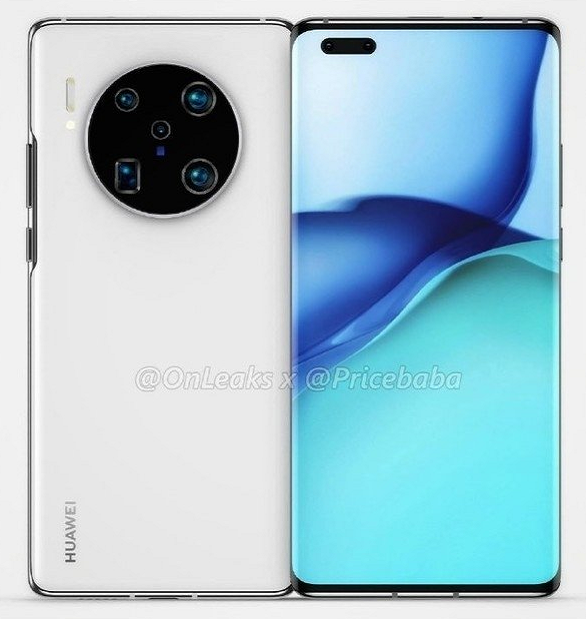 华为mate|华为MATE40外观无悬念,打孔瀑布屏加双扬声器,相机确定奥利奥