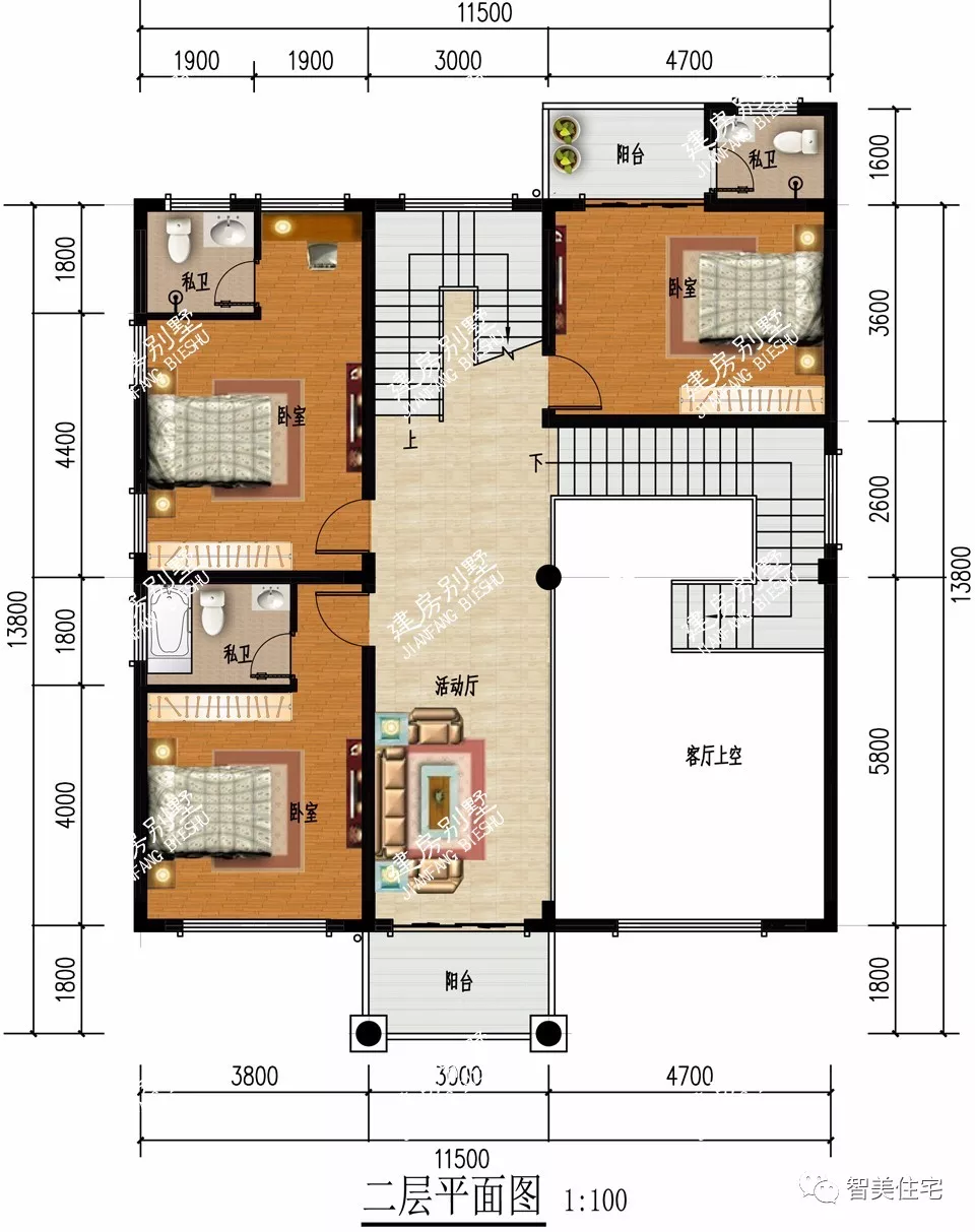 两栋面宽11米多的四层别墅，造价40-50万间，都很漂亮
