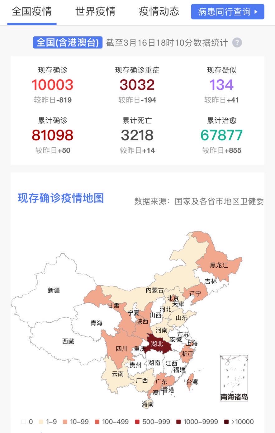 『』全国最新疫情情况！