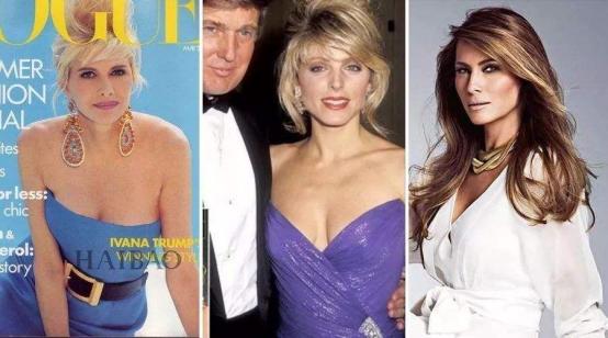 「特朗普」特朗普也能被甩！第二任妻子尤物又时髦，被男设计师熊抱依旧优雅