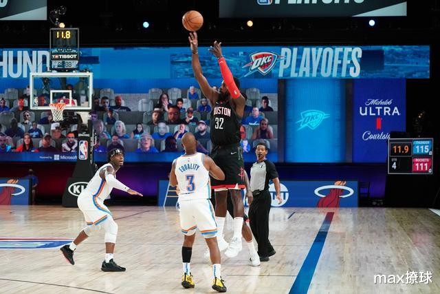 火箭队|2分险胜！威少哈登手感冰凉 三将轰14记三分救主 保罗仍末节之王