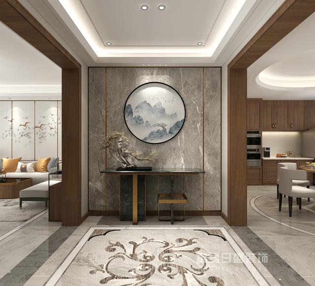 「」210㎡新中式风，这才是国人的居住方式