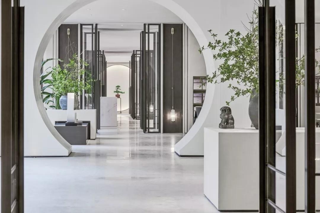 这才是中国别墅，1200㎡新中式合院，光是入户，就惊艳万千