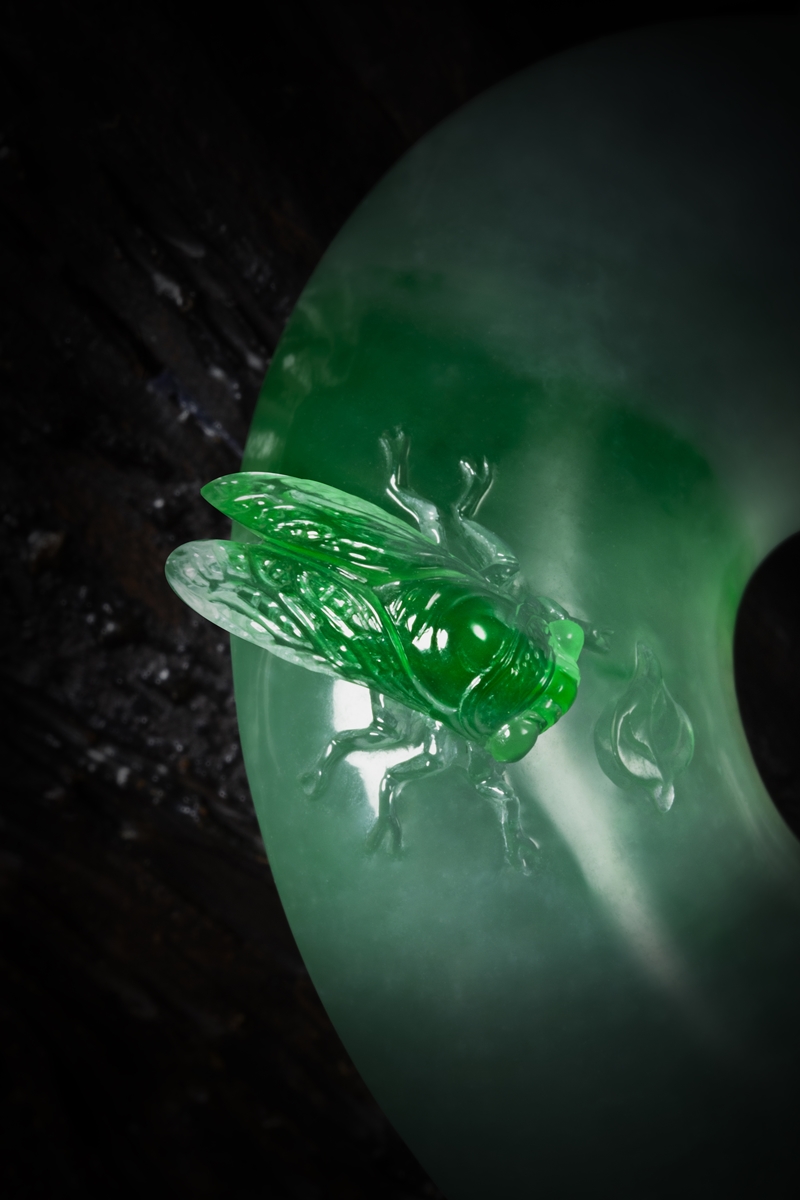 老虎|加龙翡翠玉雕创作——《三思而后行》