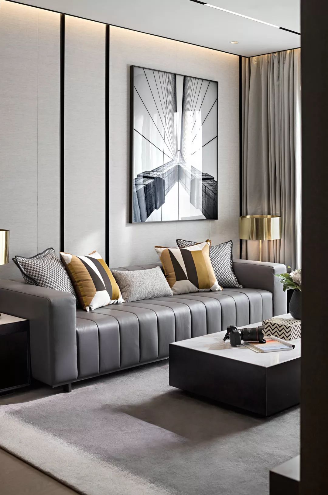 90㎡现代范小窝，有品质的小房子，华丽端庄又华丽！