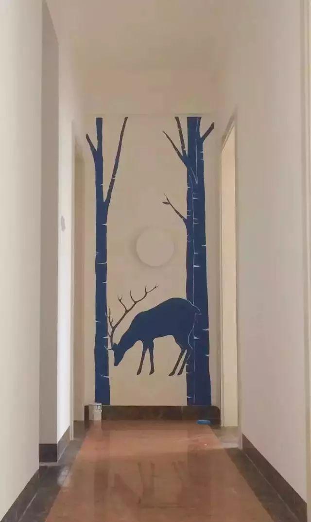 走廊尽头这样装, 真漂亮!