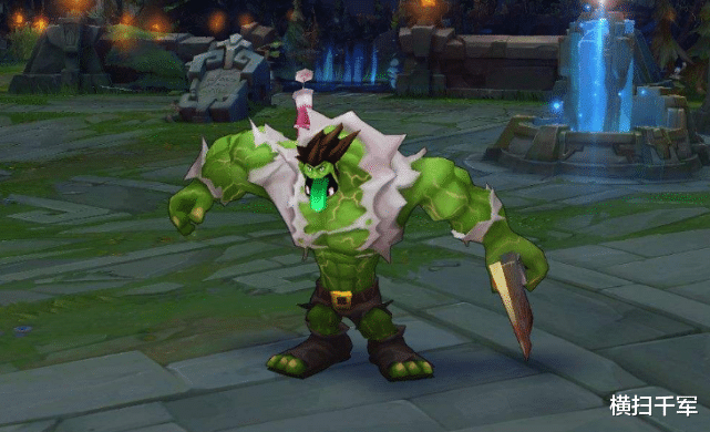 蒙多▲LOL: 她有石头的击飞，蒙多的减速和薇恩的真伤，是中路一霸却沦为辅助