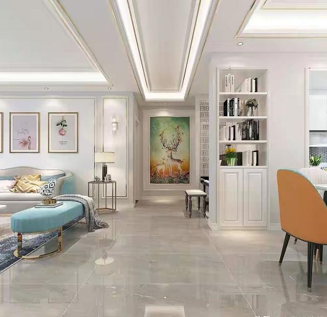 |130平现代轻奢风格装修，室内随处都可以惊艳到你，太美了！