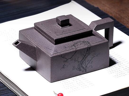 ▲紫玉金砂话紫泥之青灰泥紫砂壶