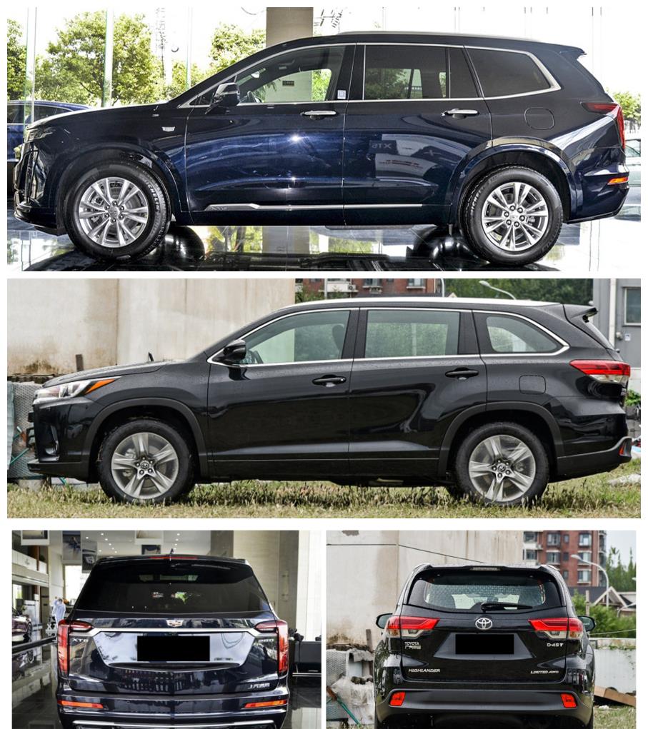 丰田汉兰达|丰田汉兰达Vs凯迪拉克XT6，7座+2.0T，都是30来万，你怎么选？