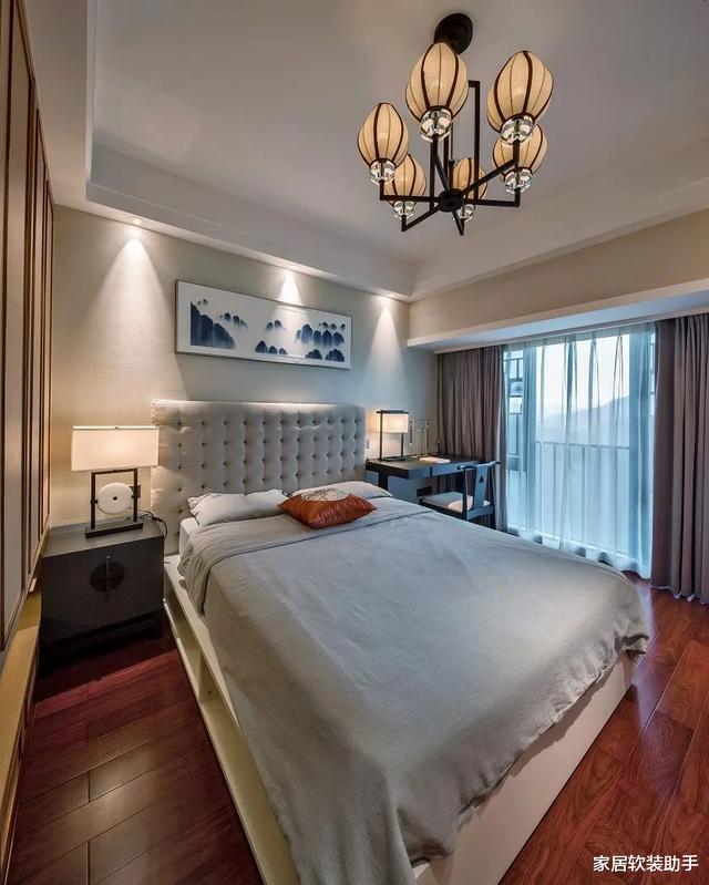 #背景墙#朋友家190㎡新中式大宅，全房端庄优雅上档次，羡慕极了！