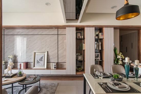 |66平小户型混搭空间,玄关就很特别,全屋实用漂亮,最爱餐厅空间