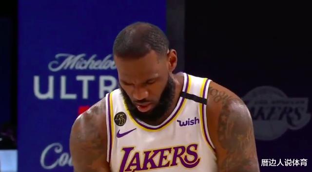 湖人队|詹皇11分发狠表情霸气！湖人三分12中7领先15分，打爆双MVP