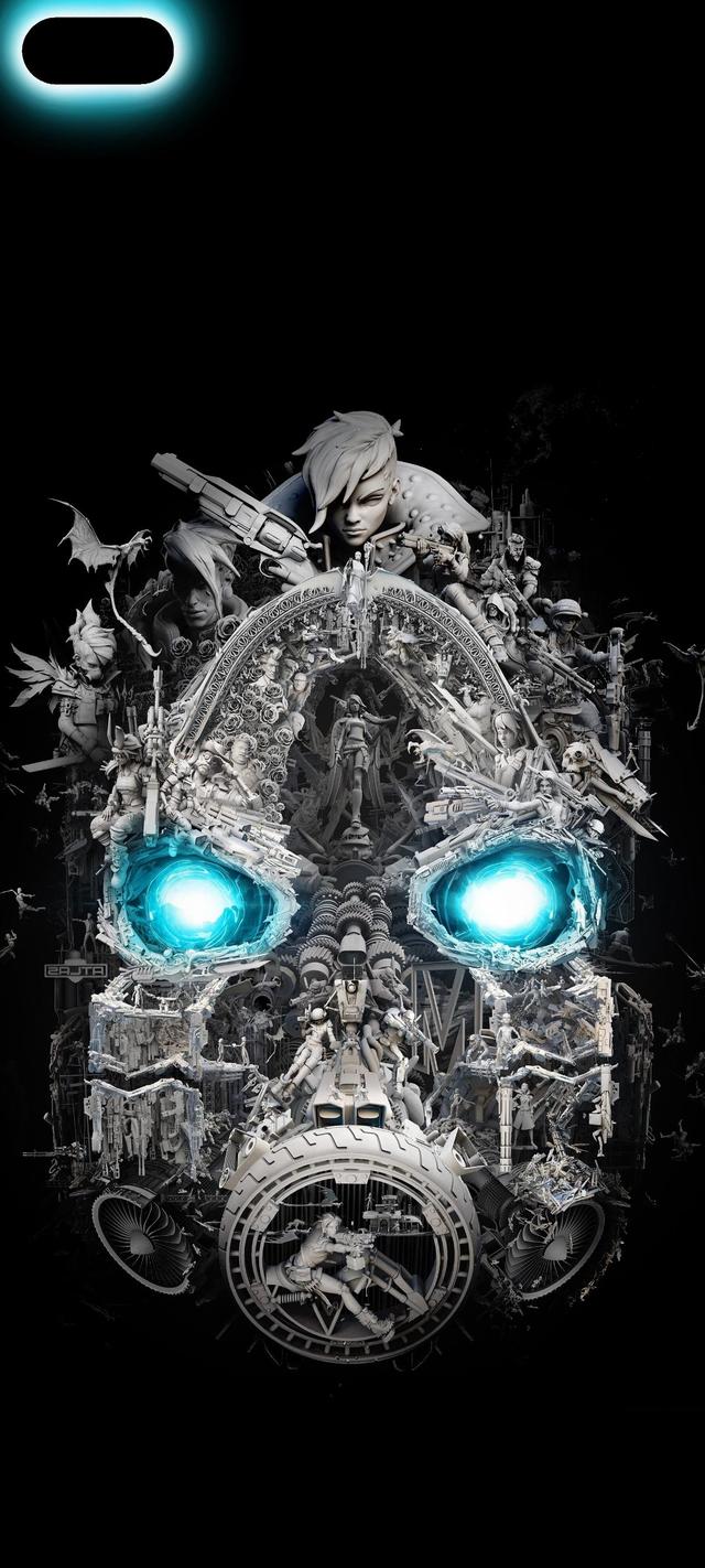 手机壁纸@左上角挖孔手机壁纸推荐，总有适合你的一款