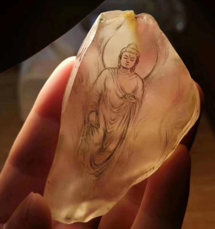 翡翠|这两块翡翠料子太清爽了,女人都爱不释手