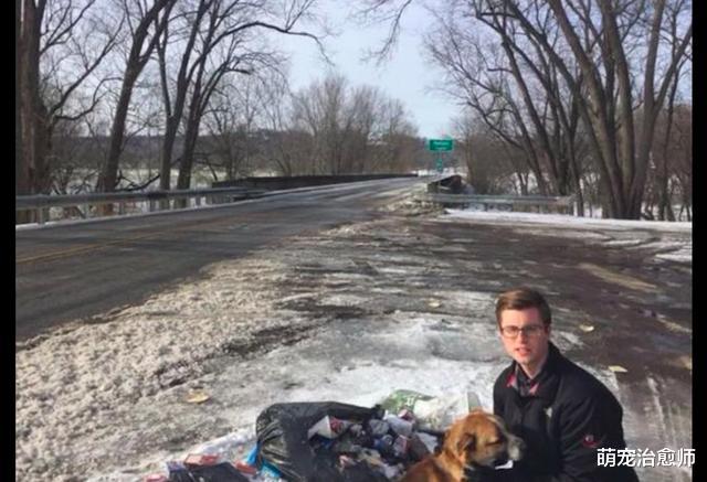 狗狗帮流浪汉看管垃圾，却不知道他已出车祸去世，忠诚得让人心疼