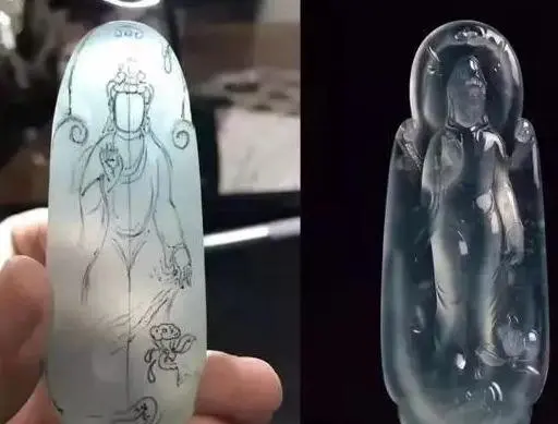 翡翠：当极品翡翠与精湛雕工碰撞后，每一件作品都让人垂涎欲滴！