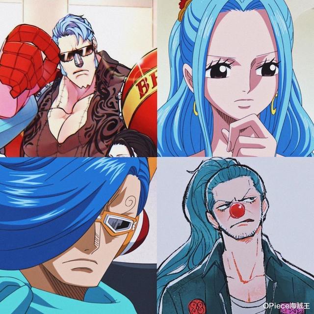 海贼王|海贼王9种发色合集,金发的不是王子就是贵族,白头发的最不能惹