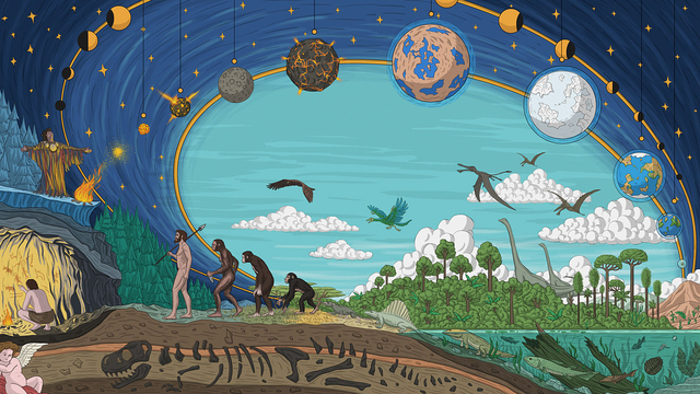 「化石」为什么地球只有人类直立行走？难道人类是被设计出来的？