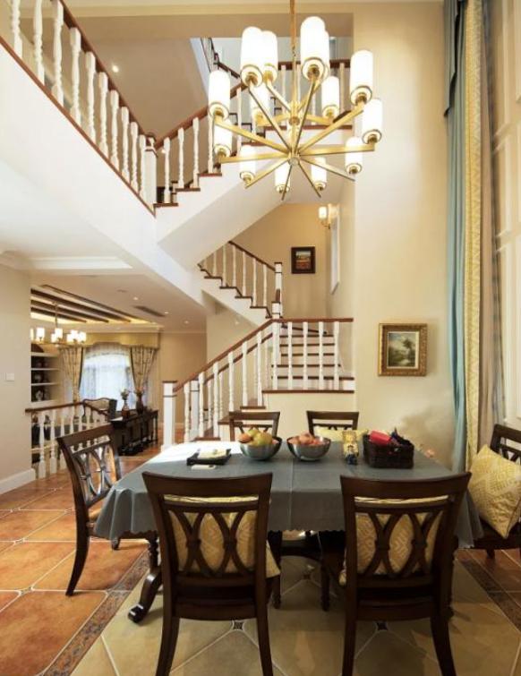 【】带你参观200平方的复式豪宅，餐厅做成挑高设计，住着不比别墅差