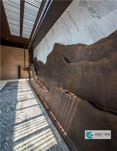 「」庭院景墙，竟能如此别具一格！