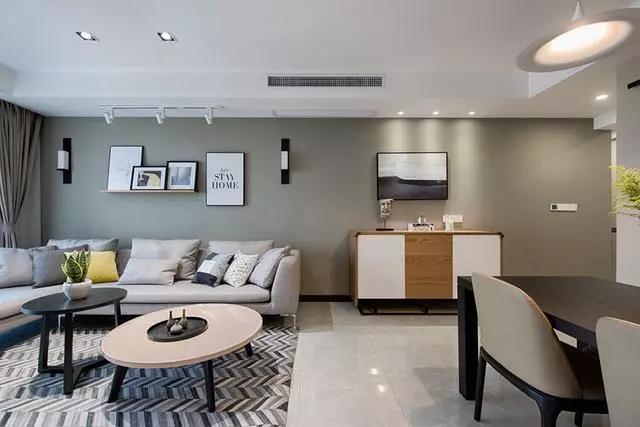 |95㎡简约风两居室装修，这是我见过最让人放松的家