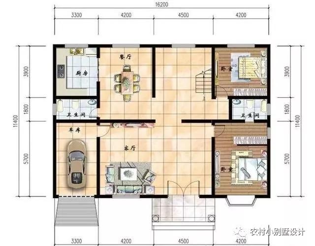 「」套美观实用二层农村别墅, 人见人爱, 时尚漂亮二十万左右建造一栋