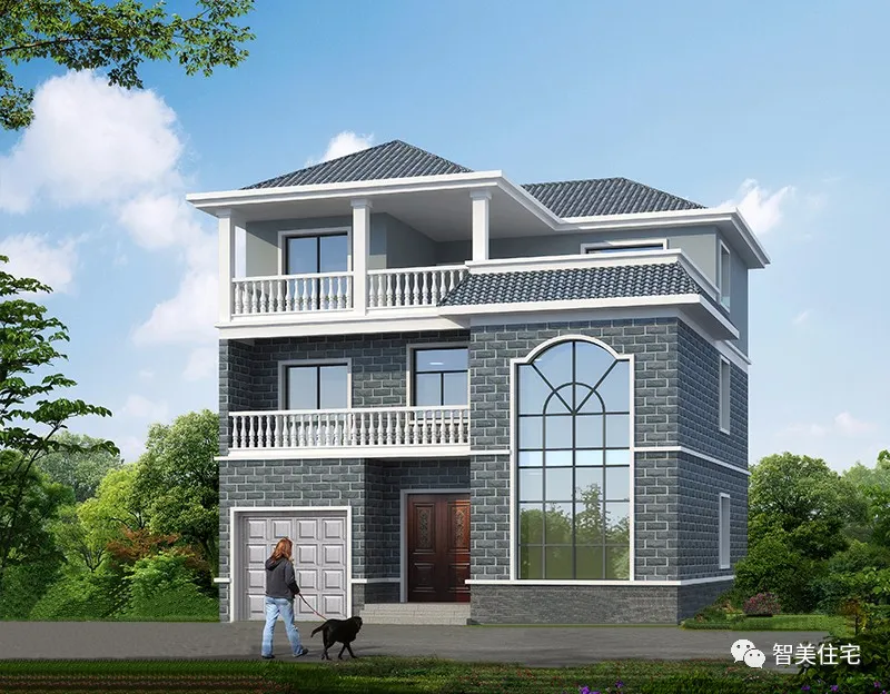 |2栋宽11-12米间的自建房，中式和简欧风格，都有闪光点