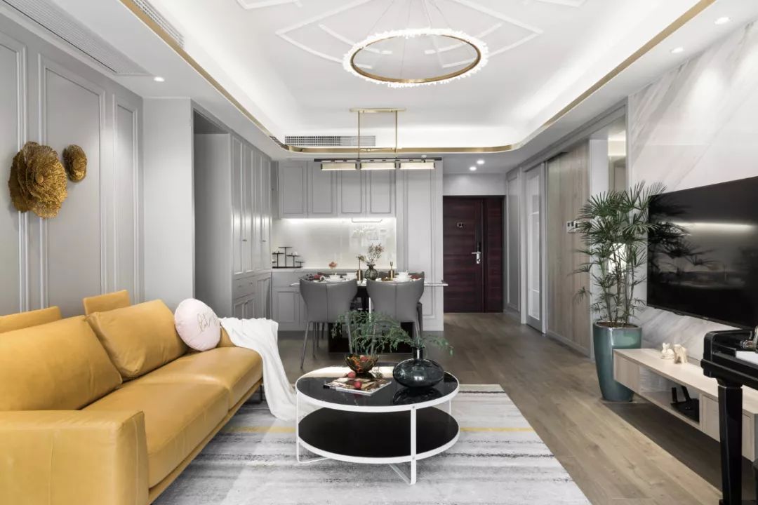 120㎡现代轻奢，华丽精致，端庄气质