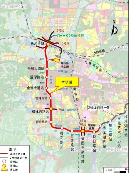 新湖南XHN 长沙两大高铁站将地铁直达 长沙地铁2号线西延线二期工程获可研批复