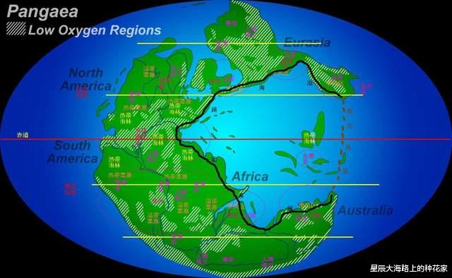 古生物学|3亿年前的文明地图，中国一直可以走到澳洲，世界是一片大陆！