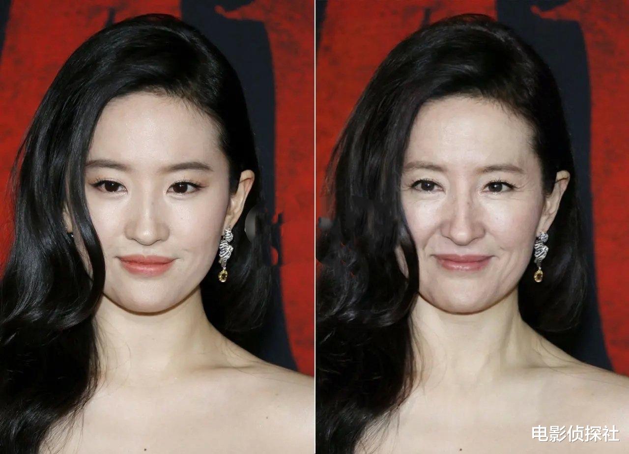 杨幂|女明星30年后对比照：杨幂慈祥，刘诗诗优雅，杨颖显年轻