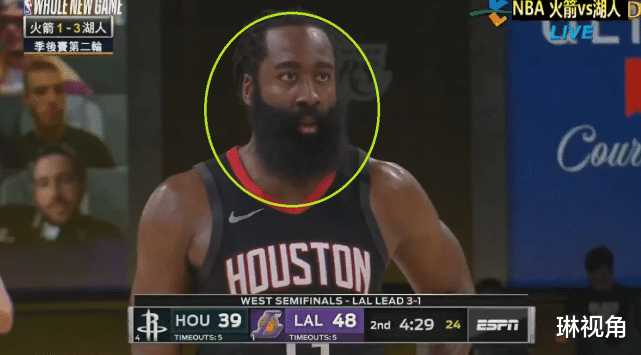 火箭队|湖人4-1淘汰火箭!赛后勒布朗走向对方替补席,和哈登拥抱,谁注意威少