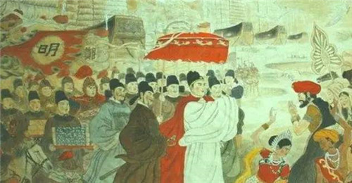 郑和|郑和带回2只“麒麟”，唬得朱棣稀罕不已，今画像公开，逗笑众人