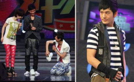 周润发|当不到一米八的周润发撞上净身高179的黄晓明, 说谎的那个真是好尴尬