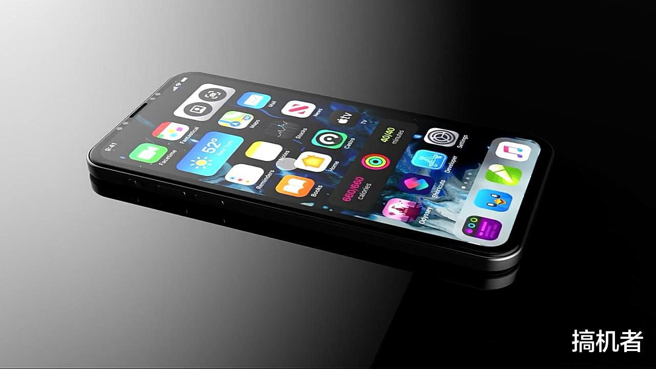 iphone12▲iPhone12概念图：黑边框太粗是最大败笔，但比iPhone11香