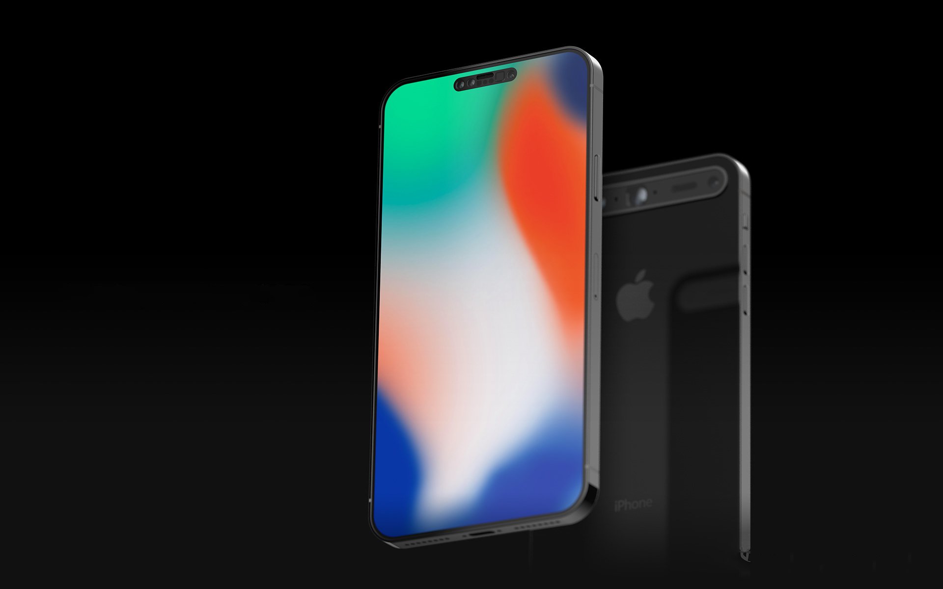 华为p40|iPhone13概念图：刘海魔改成这样，结果比华为P40Pro药丸屏还辣眼