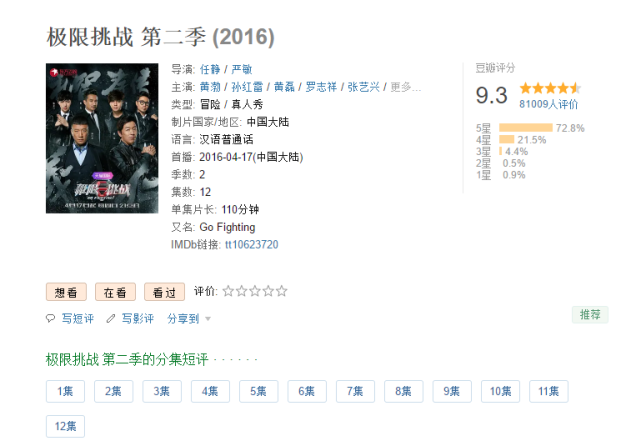 哈哈哈哈哈|《极限挑战》保持四年的纪录，可能要被《哈哈哈哈哈》打破了！