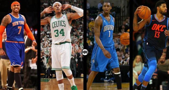 麦迪@美媒晒图：巅峰麦迪、皮尔斯、甜瓜、乔治谁更强？球迷答案一边倒