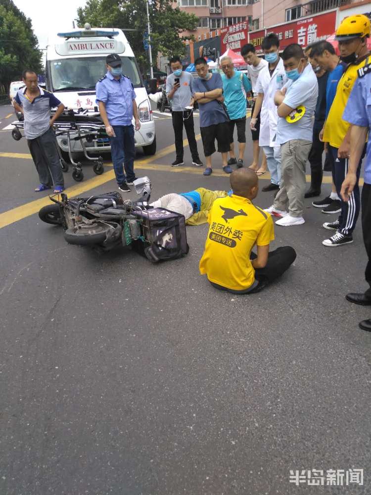 半岛都市报|突发！青岛一“饿了么”骑手身亡，事发前曾与“美团”骑手发生争执